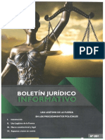 Boletín Jurídico Informativo 001 SEGEN Uso de La Fuerza