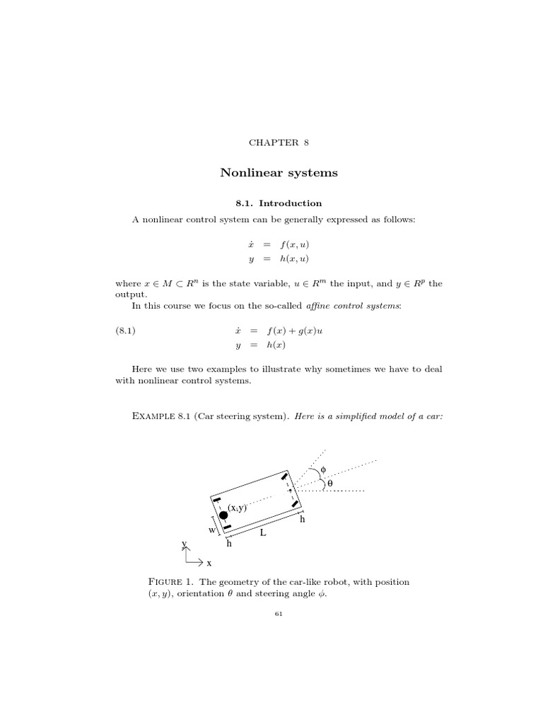 Nonlinear Control System Overview | PDF | Stability Theory ...