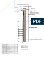 Diagrama de cálculos y materiales para cama anódica de 8 anodos