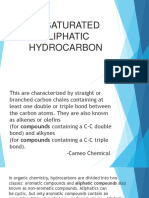Unsaturated Aliphatic Hydrocarbon
