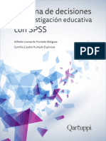 La toma de decisiones en investigación educativa con SPSS