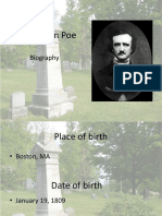 Edgar Allan Poe Biography