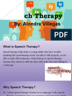 Speech Therapy Presentation