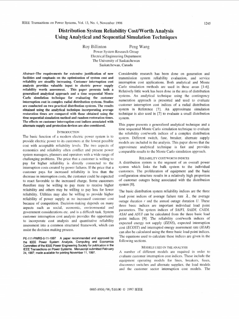 Ecost PDF | PDF | Reliability Engineering | Electrical Engineering