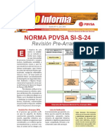 Boletín Siho #14 Revisión Pre-Arranque