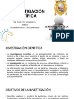 LA INVESTIGACIÓN CIENTÍFICA