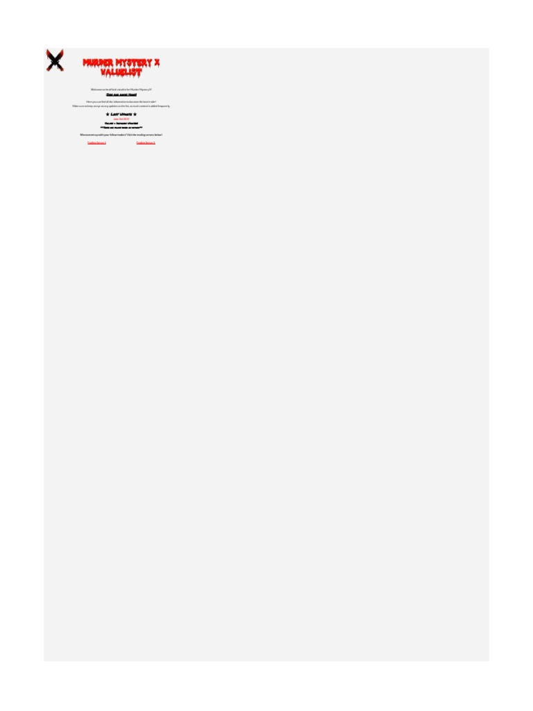 Murder Mystery X Valuelist Pdf Nature - murder mystery x valuelist pdf nature 3 roblox reborn codes in murder 15 2018 youtube Murder Mystery X Valuelist Pdf Nature - 3 roblox reborn codes in murder 15 2018 youtube