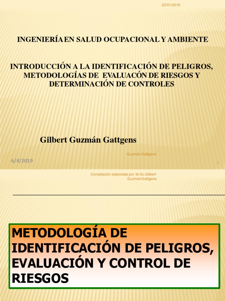 Evaluación y Control de Riesgos Laborales | PDF | Riesgo | Planificación
