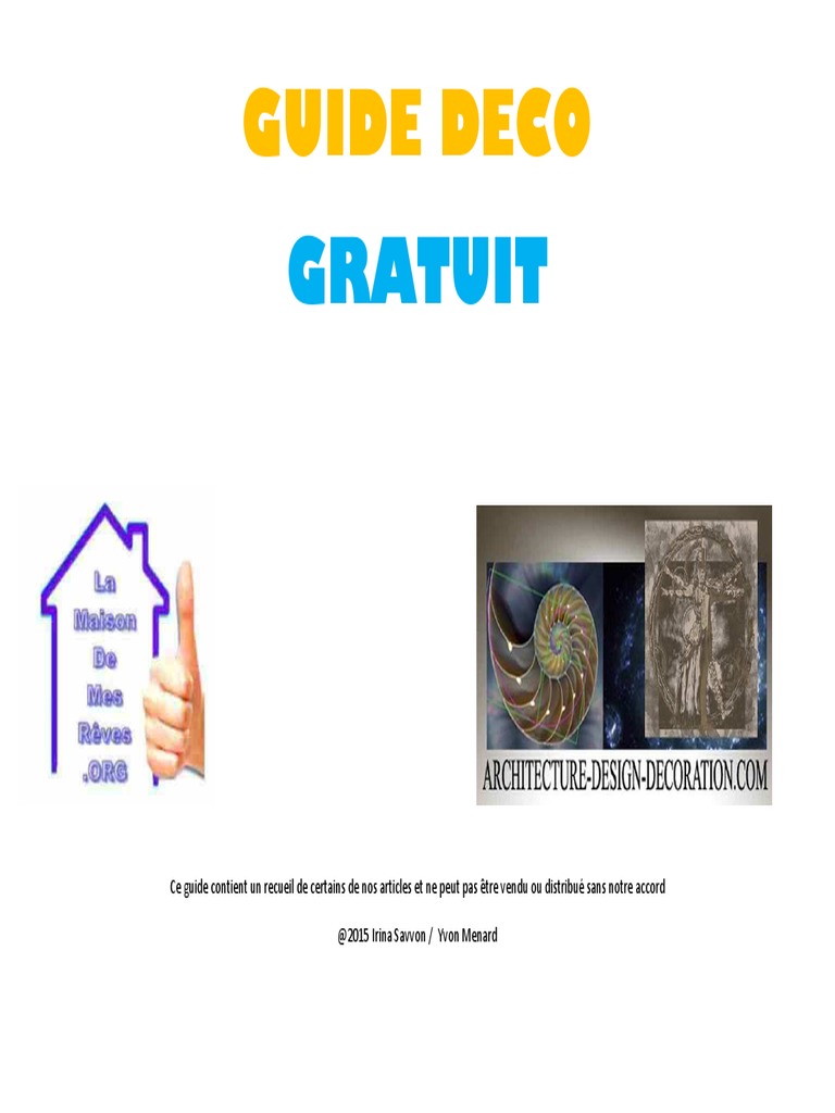 Guide Gratuit de Décoration Intérieure | PDF | Couleur | Rouge