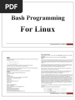 Bash Programming For Linux