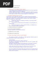 3) Difference B/W Fixed Datum & Relative Datum?: 1) Where Do We Specify The Unit? 2) What Are The Entities of UG?