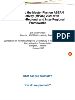 Promoting The Master Plan On ASEAN Connectivity (MPAC) 2025 With Other Sub-Regional and Inter-Regional Frameworks