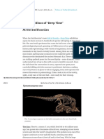 Meet The Dinos of Deep Time' - at The Smithsonian - Smithsonian