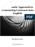 A Systematic Approach To Translating Contracts Into English