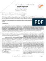 Microbial Contamination-A Regulatory Perspective.