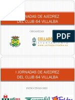 I Jornadas de Ajedrez Del Club 64 Villalba