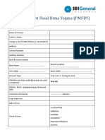 PMFBY Claim Form