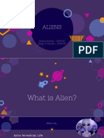 Aliens: Devina Andrea - 11505030 Teuku A. Fauzan - 11505036