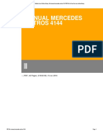 Manual Mercedes ACTROS 4144: - PDF - 42 Pages - 218.82 KB - 15 Jul, 2016