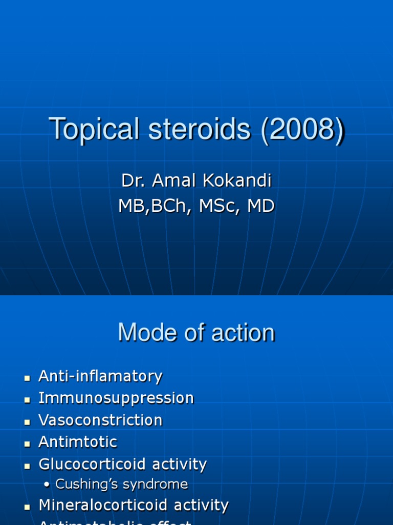 Topical Steroids | PDF | Medical Specialties | Clinical Medicine