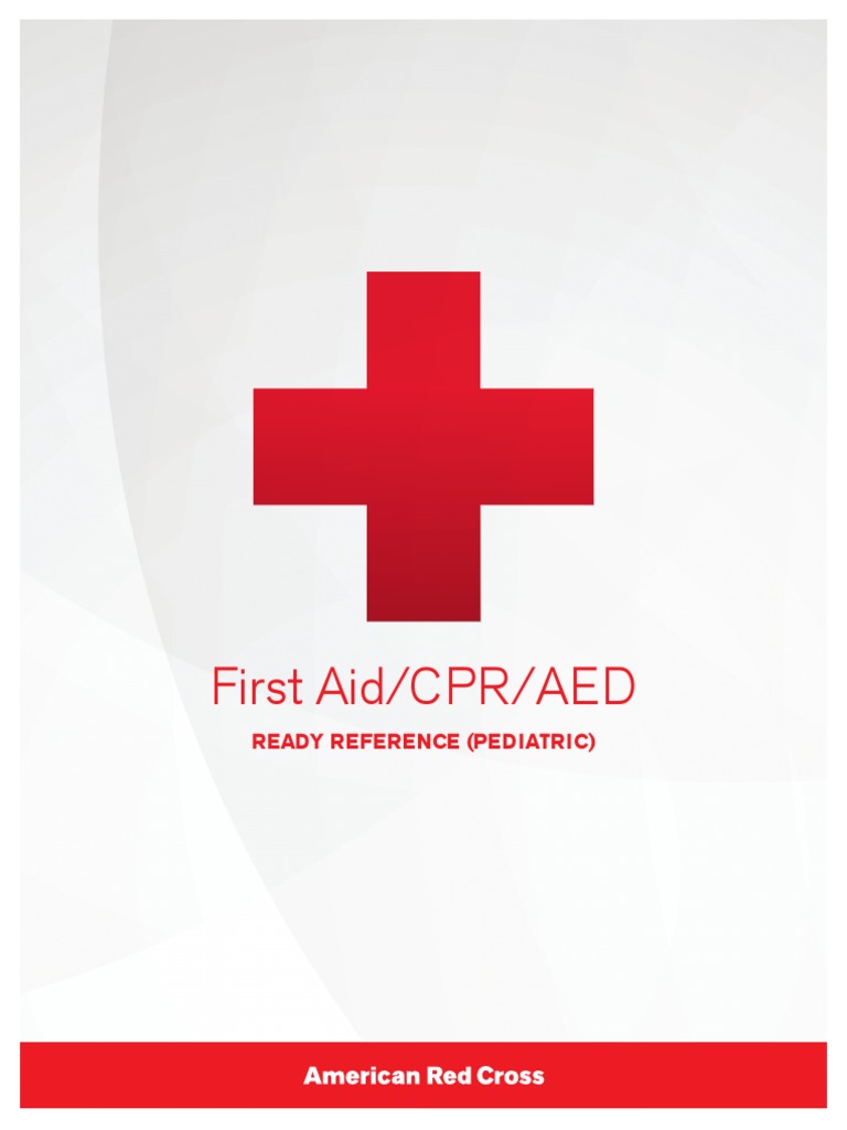 First Aid/CPR/AED Ready Reference (Pediatric) PDF Cardiopulmonary