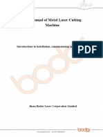 Bodor Fiber Lasers Cutting Machines User Manual-B PDF