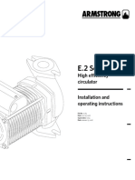 E.2 Series: High Efficiency Circulator Installation and Operating Instructions