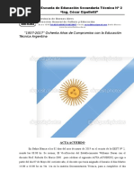 Acta Acuerdo de MARCO