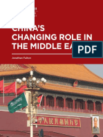 China's Changing Role in The Middle East