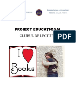 Proiect Clubul de Lectura PDF