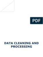 Data Cleaning and Processing