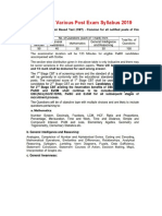 Syllabus RRB NTPC PDF
