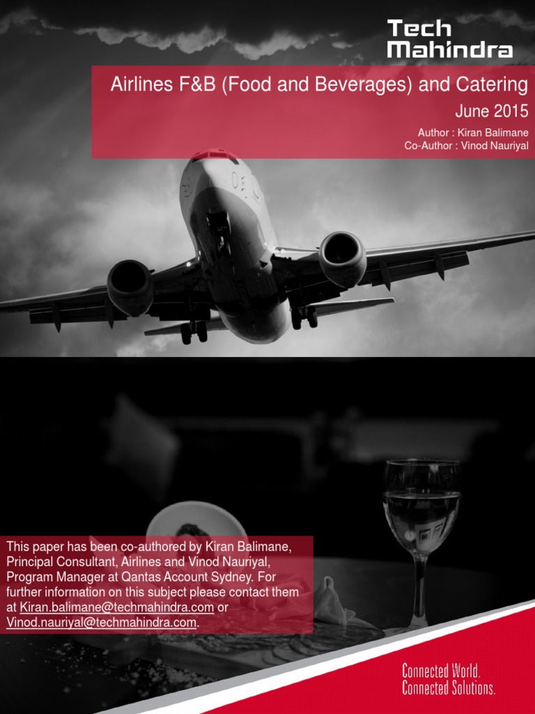 Airline Food Beverages Catering | PDF | Airlines | Menu