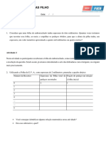 Escola Sesi Adonias Filho - Atividade Função Exponencial - 1° Ano