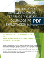 Exposición de Rehabilitación y Revegetación de Terrenos y Suelos Ocupados