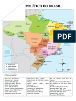 Mapa Político e Regional Do Brasil