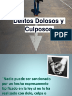 Delitos Dolosos y Culposos