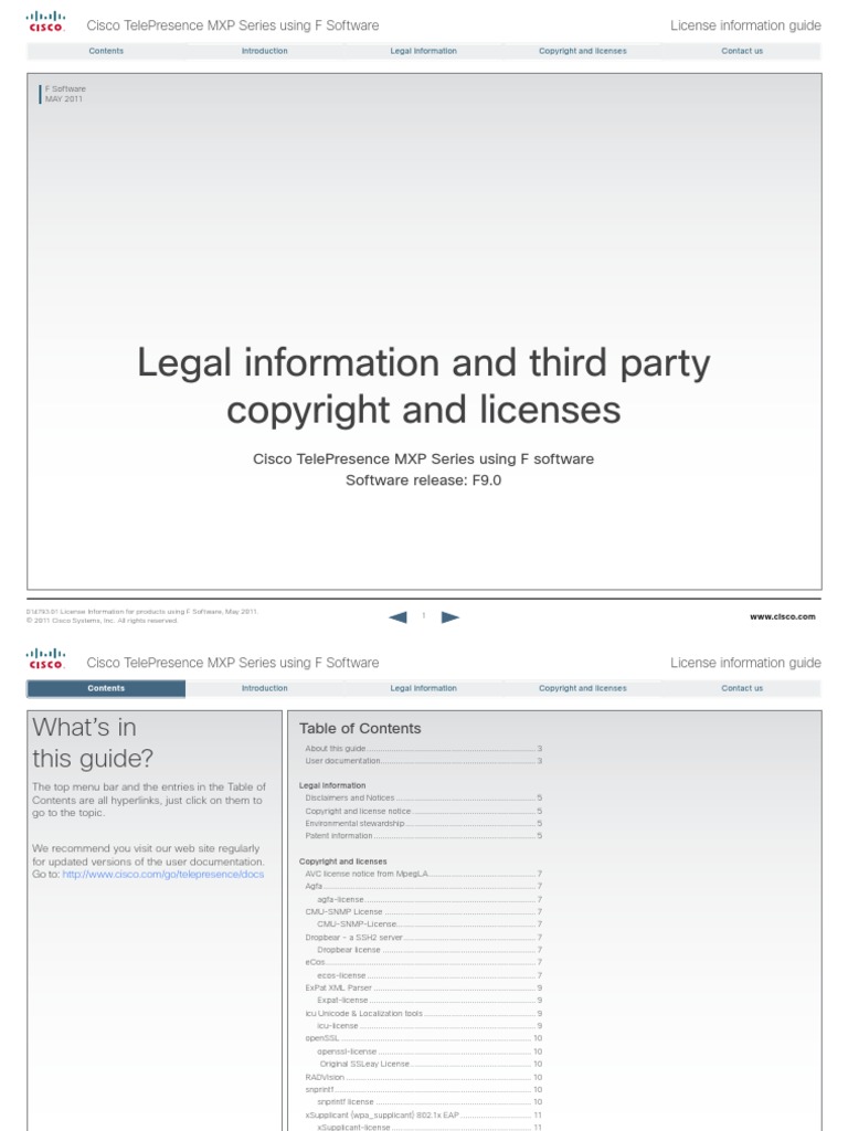 MXP Series Software License Information f90 | PDF | Source Code ...