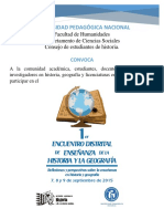 Documento Encuentro Enseñanza d Ela Historia y La Geografía.