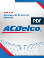 Catálogo de Baterías ACDelco 2018
