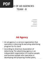 Role of Ad Agency