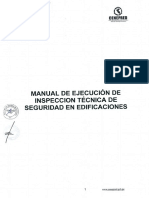 5 Nuevo Manual de Ejecución de Itse Manual de Ejecucion de Inspeccion Tecnica de Seg en Edif