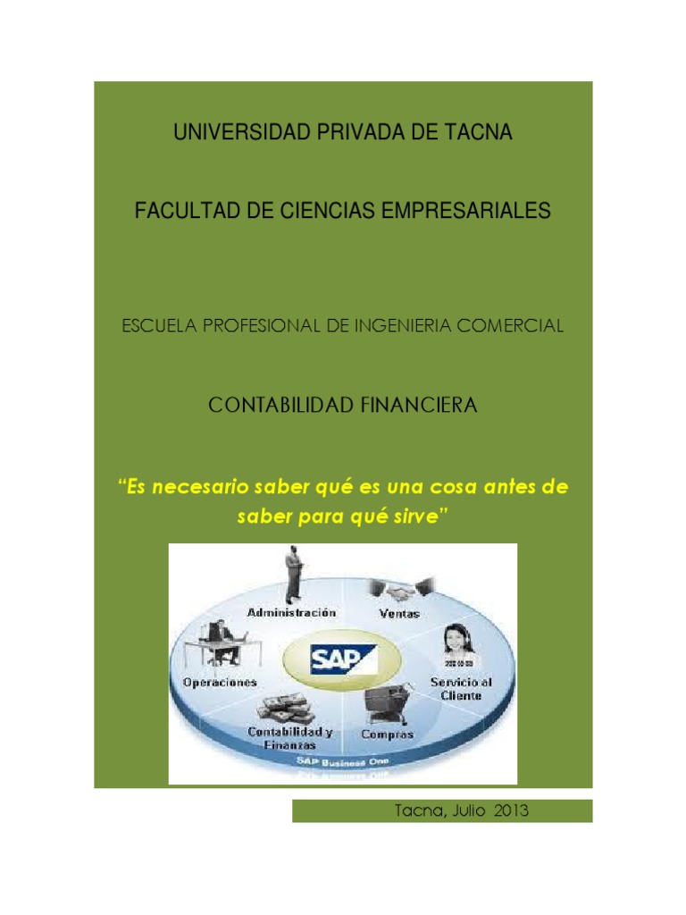 Separata Contabilidad Financiera Contabilidad Beneficio Economia