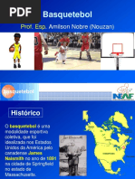 Hitórico e Regras Do Basquetebol - Aula 2