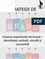 Crearea Experienței de Brand-Identitatea
