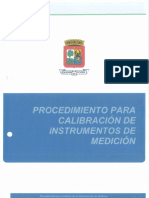 37 Procedimiento para Calibracion de Instrumentos de Medicion