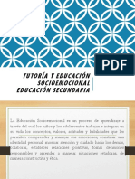 Tutoría y Educación Socioemocional