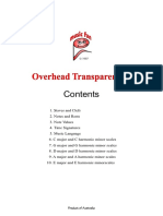 Overhead Transparencies Overhead Transparencies