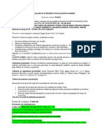 Evaluare Pe Parcurs La Disciplina Teoria Şi Practica Evaluării