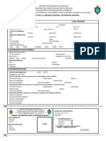 Planilla de Registro para La Defensa Integral de La Nación Inscripcion Militar PDF